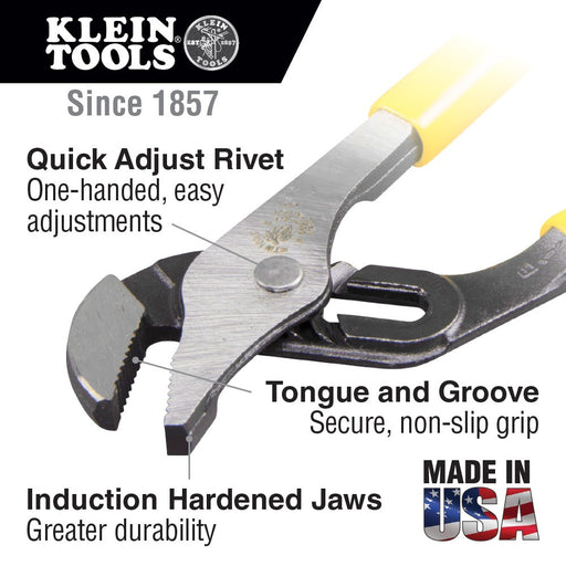 Klein Tools D502-6 Pump Pliers, 6" - My Tool Store