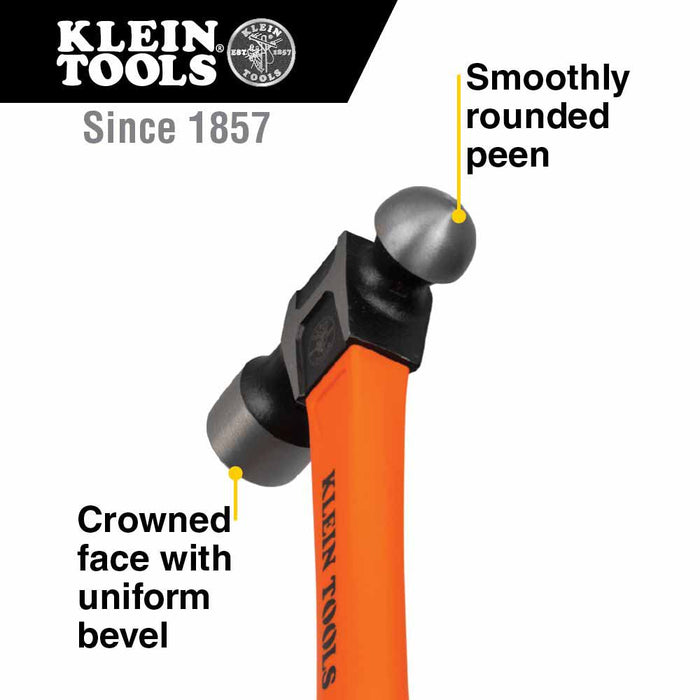 Klein H80332 Ball-Peen Hammer, 32 oz, 15"