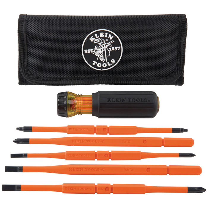 Klein 32288 8-in-1 Insulated Interchangeable Screwdriver Set - My Tool Store