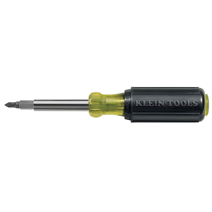 Klein Tools 32477 Multi-Bit Screwdriver / Nut Driver, 10-in-1, Phillips, Slotted Bits
