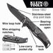 Klein Tools 44228 Electrician’s Bearing-Assisted Open Pocket Knife - My Tool Store