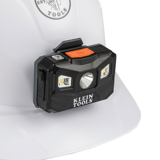 Klein 56048 Rechargeable Headlamp with Strap, 400 Lumen All-Day Runtime, Auto-Off
