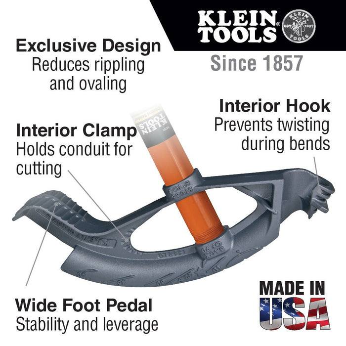 Klein Tools 56211 Conduit Bender Head, Iron, 1-1/4" - My Tool Store