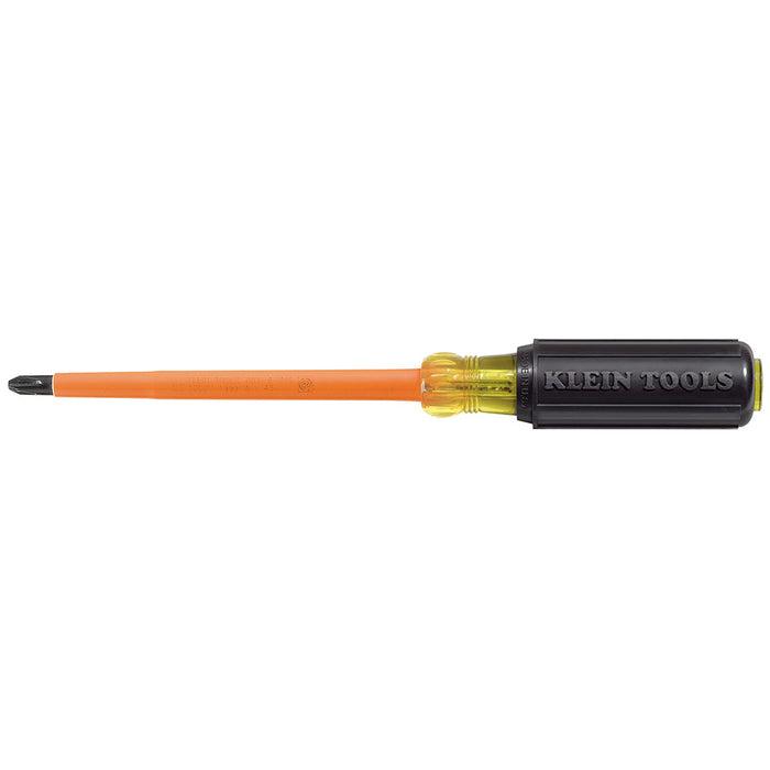 Klein Tools 603-4-INS Insulated Screwdriver, #2 Phillips Tip, 4" - My Tool Store