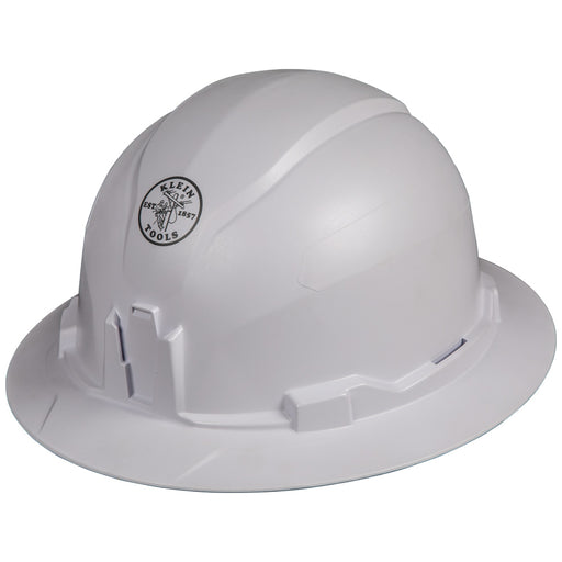 Klein 60400 Hard Hat, Non-vented, Full Brim Style - My Tool Store