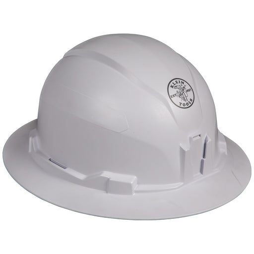 Klein 60400 Hard Hat, Non-vented, Full Brim Style - My Tool Store