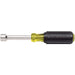 Klein Tools 630-7/16 7/16" Hollow Nut Driver, 3", Cushion-Grip - My Tool Store