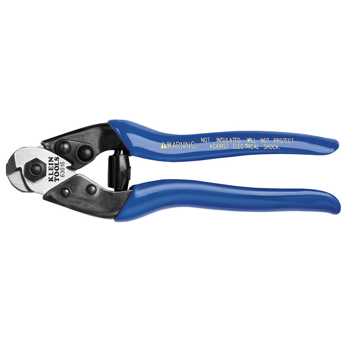 Klein Tools 63016 Heavy-Duty Cable Shears, Blue, 7 1/2"es