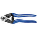 Klein Tools 63016 Heavy-Duty Cable Shears, Blue, 7 1/2"es - My Tool Store