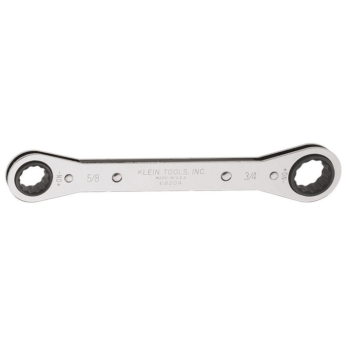 Klein Tools 68204 Ratcheting Box Wrench 5/8 x 3/4"