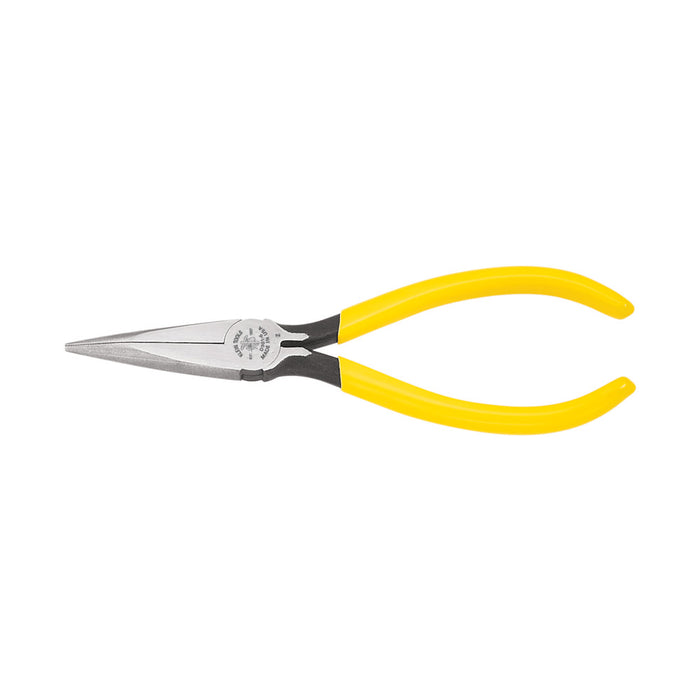 Klein Tools D301-6C Standard Long-Nose Pliers, Spring-Loaded, 6"