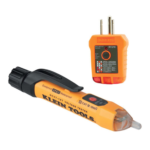 Klein NCVT1XTKIT Non-Contact Voltage and GFCI Receptacle Premium Test Kit - My Tool Store