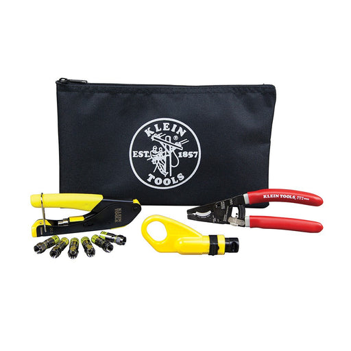 Klein VDV026211 Coax Cable Installation Kit with Zipper Pouch - My Tool Store