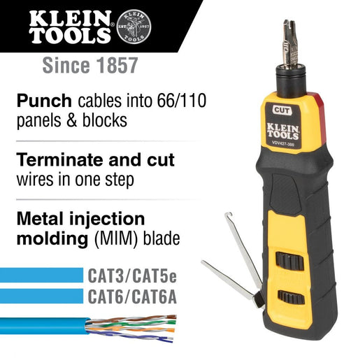 Klein VDV427-300 Impact Punchdown Tool with 66/110 Blade - My Tool Store