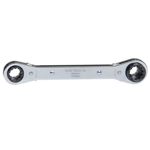 Klein KT223X4 Lineman's Ratcheting 4-in-1 Box Wrench - My Tool Store