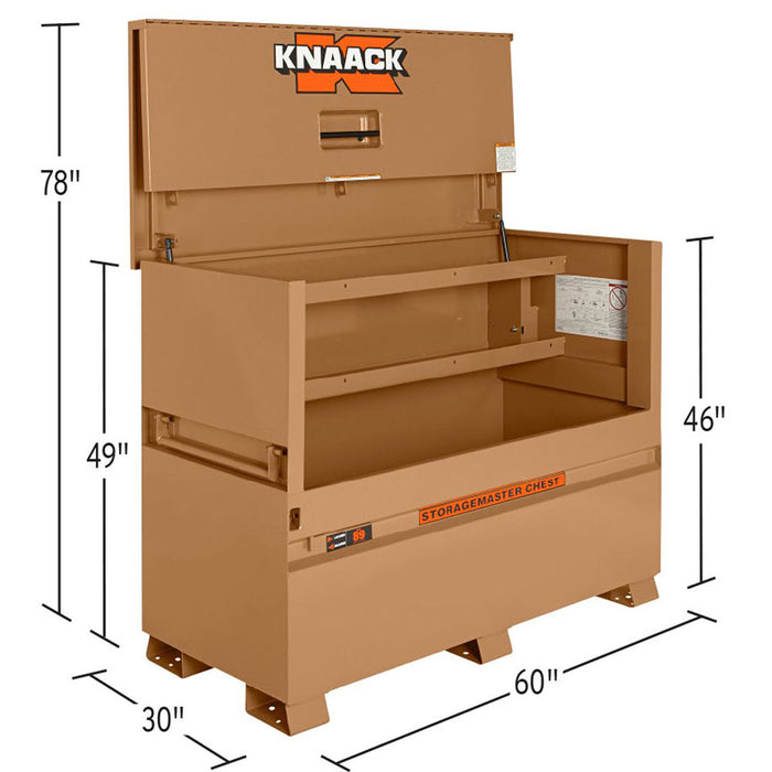 Knaack 89 60" x 30" x 49" Jobsite STORAGEMASTER Gang Box Chest