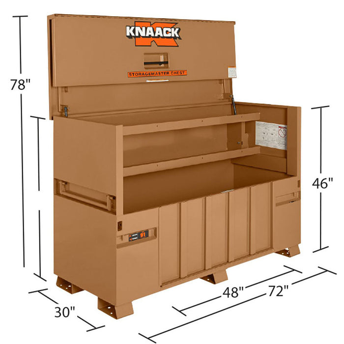 Knaack 91 72" x 30" x 49" Storagemaster Chest with Ramp