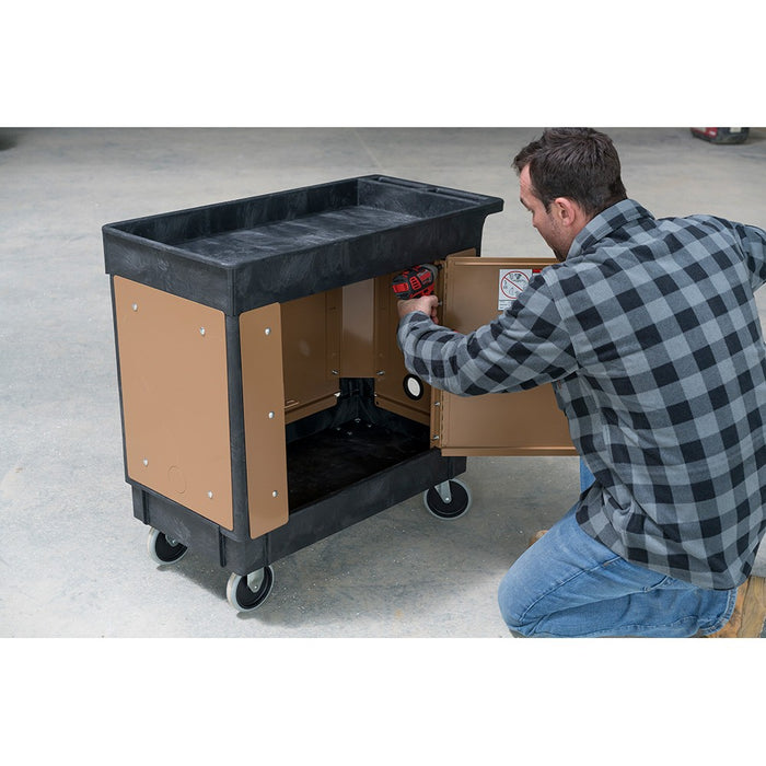 Knaack CA-02 Cart Armour Secured Storage for Rubbermaid Cart #9T66-00 and FG450088BLA