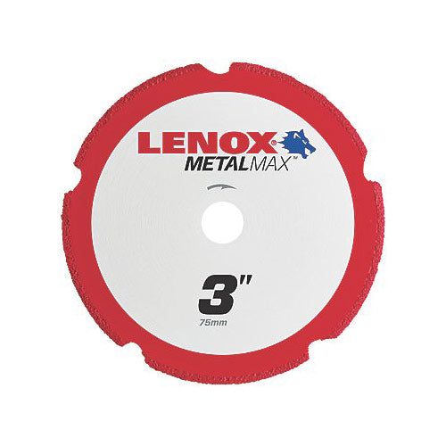 Lenox 1972918 MetalMax Diamond Cutoff Wheel 3" x 3/8"