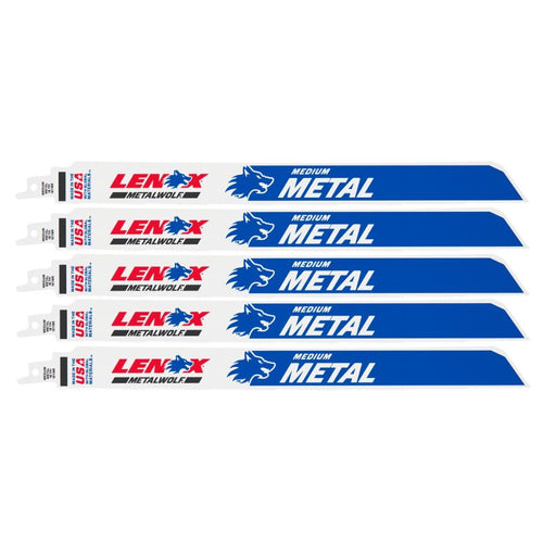 Lenox 2019012118R METALWOLF 12 in. 18 TPI WAVE EDGE Reciprocating Saw Blade (5 PK) - My Tool Store