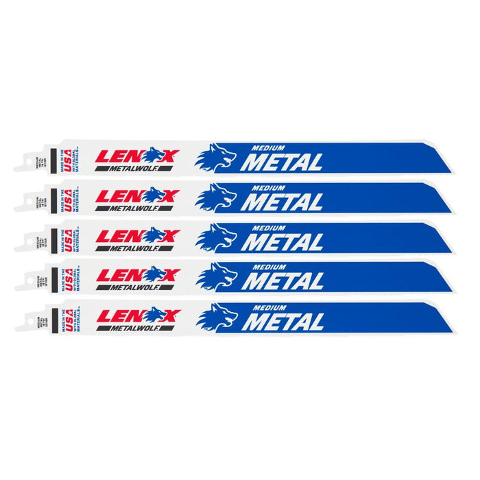 Lenox 2019012118R METALWOLF 12 in. 18 TPI WAVE EDGE Reciprocating Saw Blade (5 PK) - My Tool Store