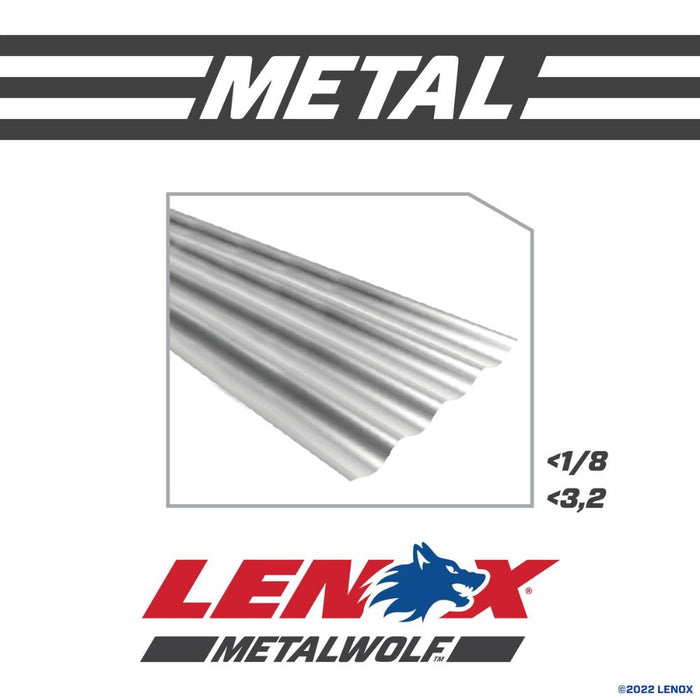 Lenox 20568624R METALWOLF 6 in. 24 TPI WAVE EDGE Reciprocating Saw Blade (5 PK)