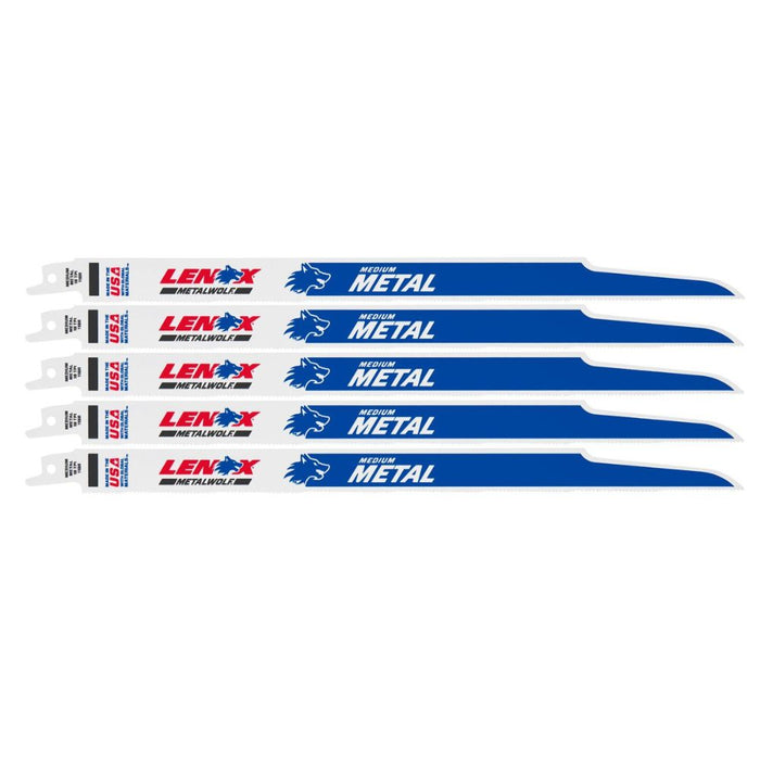 Lenox 21510118R METALWOLF 12 in. 18 TPI WAVE EDGE Reciprocating Saw Blade (5 PK)