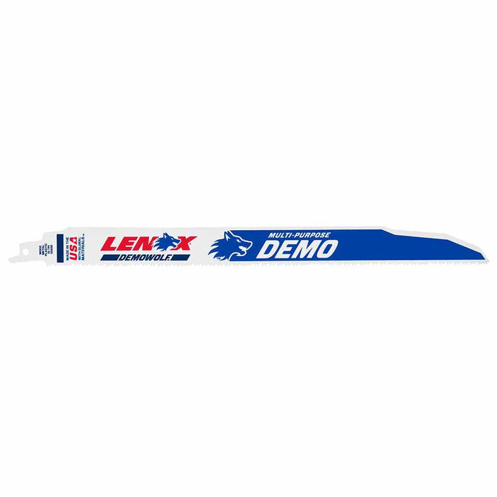 Lenox LXARB1250R 12" 10 TPI DEMOWOLF Reciprocating Saw Blade 25PK