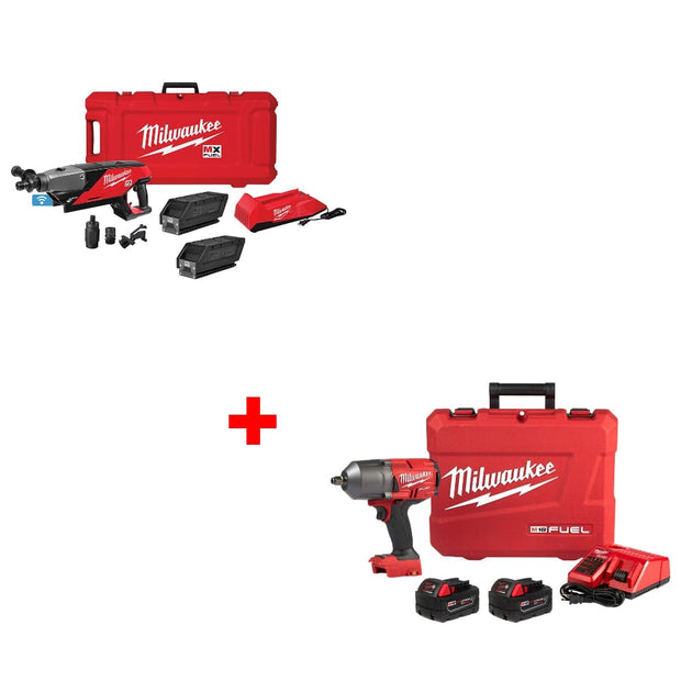 Milwaukee MXF301-2CP MX FUEL Drill Kit w/ FREE 2767-22R M18 Impact Wrench Kit