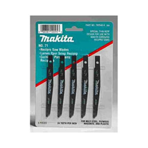 Makita 7925409 Reciprocating Saw Blades 5-pack - My Tool Store