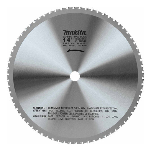 Makita A-97592 14" 70T Carbide-Tipped Metal Cutting Blade, Ferrous Metal - My Tool Store