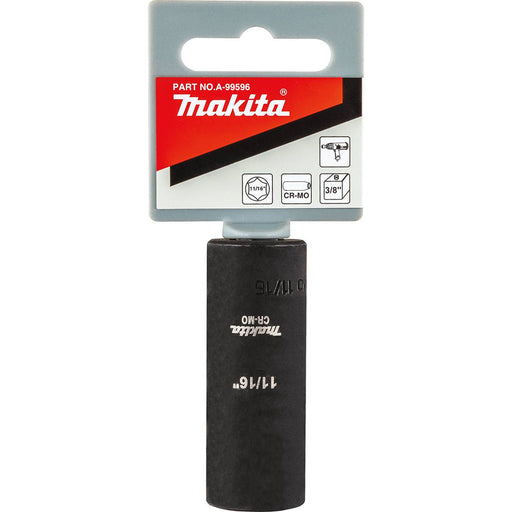 Makita A-99596 11/16" Deep Well Impact Socket, 3/8" Drive - My Tool Store