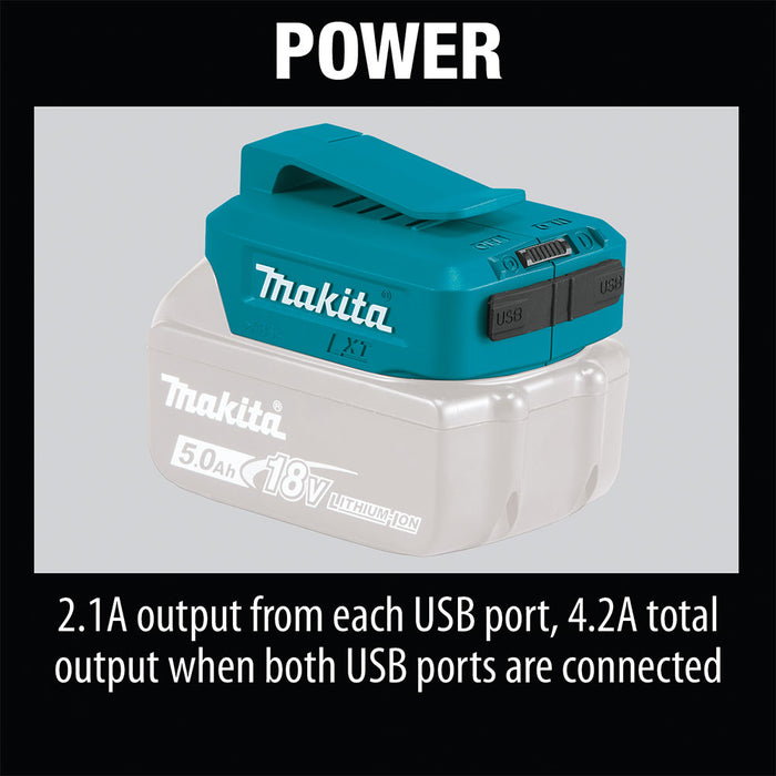 Makita ADP05 18V LXT USB Charging Adapter