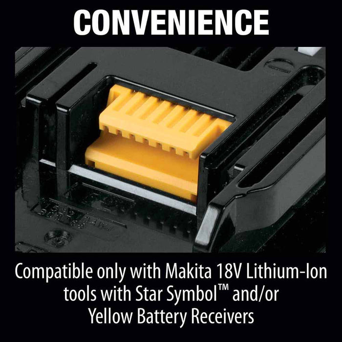 Makita BL1850BDC2 18V LXT Lithium-Ion Battery and Rapid Optimum Charger Starter Pack (5.0Ah) - My Tool Store