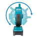 Makita CF001GZ 40V max XGT® Cordless 9-1/4" Fan, Tool Only - My Tool Store