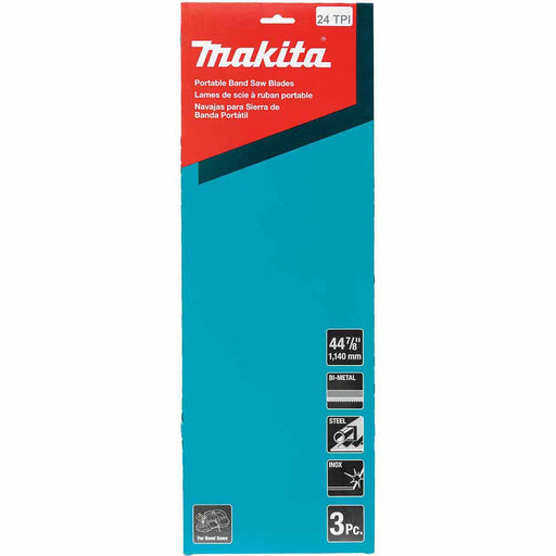 Makita T-05599 44-7/8" 24 TPI Bi-Metal Portable Band Saw Blade, 3/pk - My Tool Store