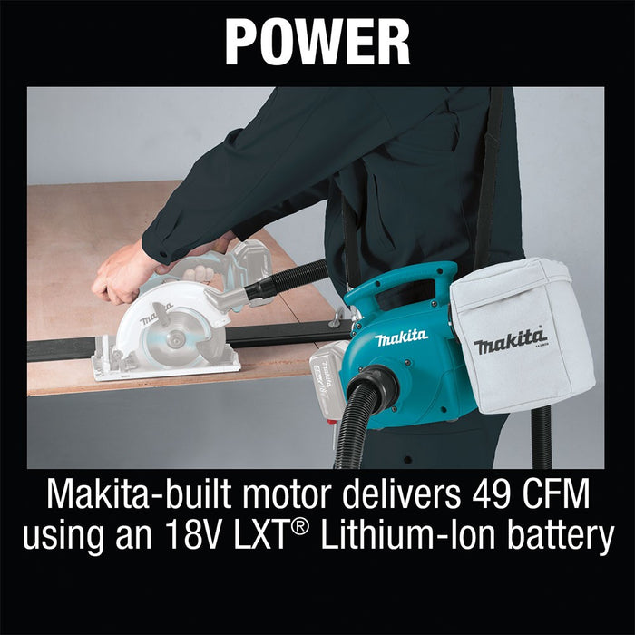 Makita XCV02Z 18V LXT Portable Dry Dust Extractor/Blower (Tool Only) - My Tool Store