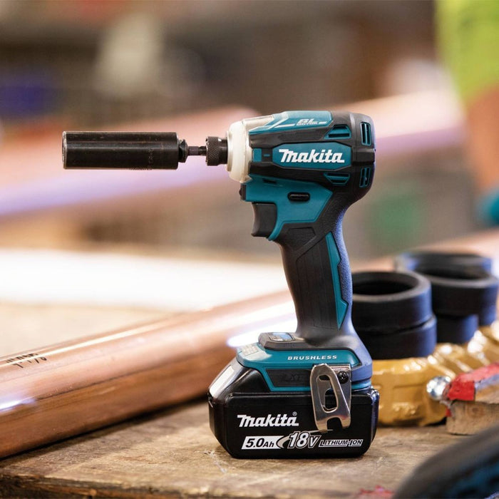 Makita XDT19T 18V LXT Lithium-Ion Brushless Cordless Quick-Shift Mode 4-Speed Impact Driver Kit (5.0Ah) - My Tool Store