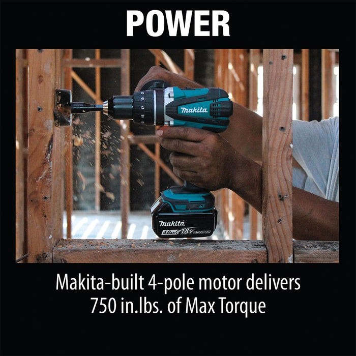 Makita XFD03M 18V LXT 1/2" Driver-Drill Kit (4.0Ah)