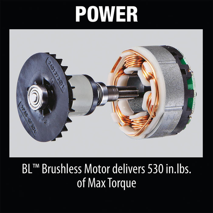 Makita XPH12R 18V Li-Ion Comp Brushless 1/2" Hammer Driver-Drill (2.0Ah)