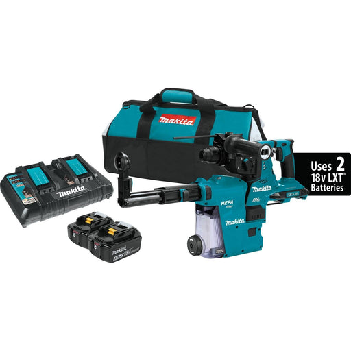 Makita XRH10PTW 18V X2 LXT (36V) Brushless 1-1/8" Rotary Hammer, SDS-Plus - My Tool Store
