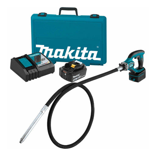 Makita XRV02T 18V LXT Cordless 8' Concrete Vibrator Kit 5.0Ah - My Tool Store