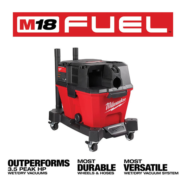 Milwaukee 0910-20 M18 FUEL 6 Gallon Wet/Dry Vacuum, Bare Tool
