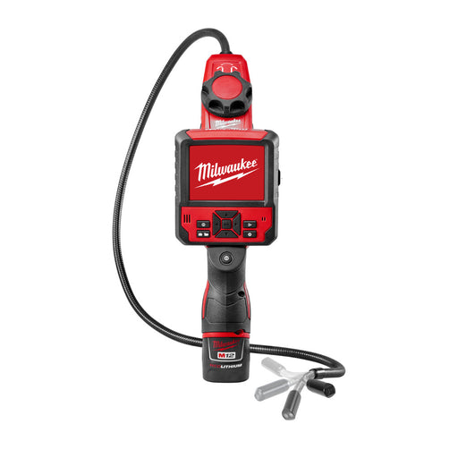 Milwaukee 2317-21 M12 M-Spector Flex 3' Inspection Camera Cable Kit, Pivotview - My Tool Store