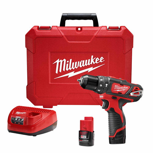 Milwaukee 2408-22 M12 3/8” Hmr Drill/Driver Kit - My Tool Store