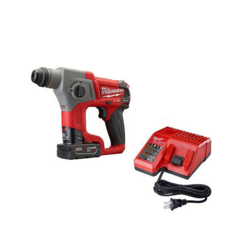 Milwaukee 2416-21XC M12 FUEL 5/8" SDS Plus Rotary Hammer Kit with 1 Battery - My Tool Store