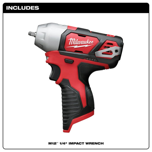 Milwaukee 2461-20 M12 1/4" Impact Wrench Bare - My Tool Store
