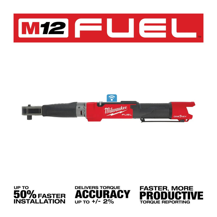 Milwaukee 2466-20 M12 FUEL 1/2" Digital Torque Wrench w/ ONE-KEY Bare Tool