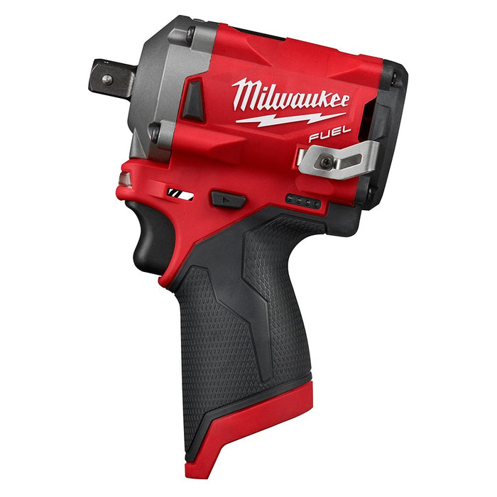 Milwaukee 2555P-20 M12 FUEL Stubby 1/2" Pin Impact Wrench, Bare - My Tool Store
