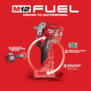 Milwaukee 2555P-20 M12 FUEL Stubby 1/2" Pin Impact Wrench, Bare